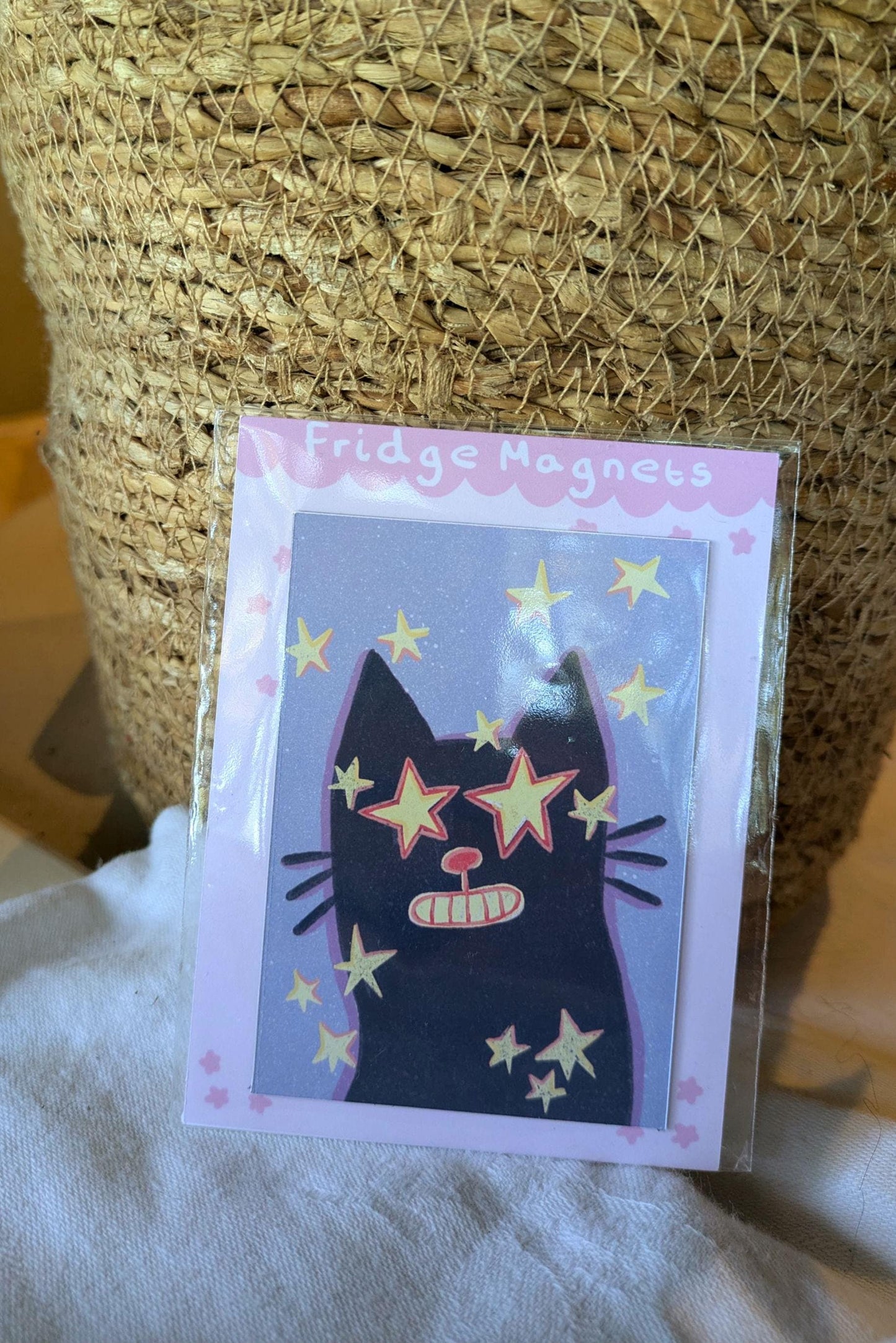 Kawaii Cat Magnet- Cute Cat Magnet, Cat Lover Gift, Fridge Magnet, Collectable Magnets