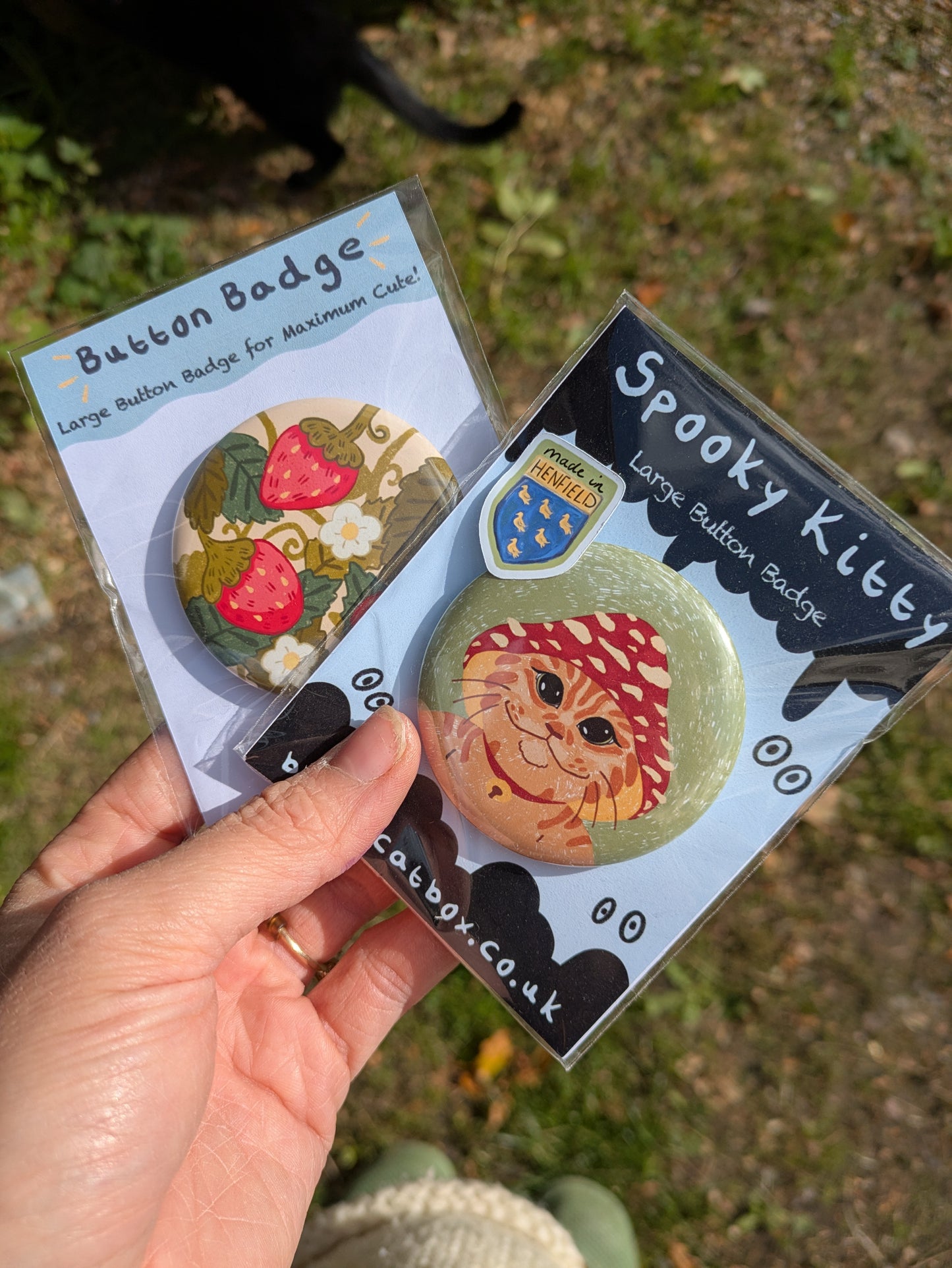 Spooky Button Badge-Large