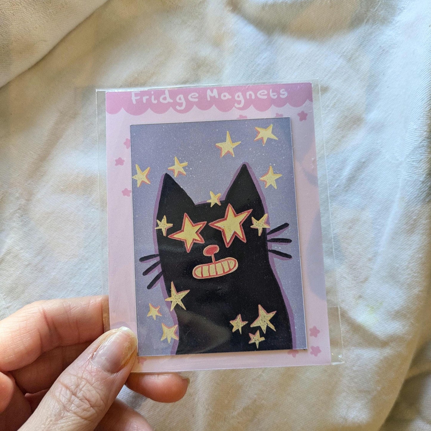 Kawaii Cat Magnet- Cute Cat Magnet, Cat Lover Gift, Fridge Magnet, Collectable Magnets