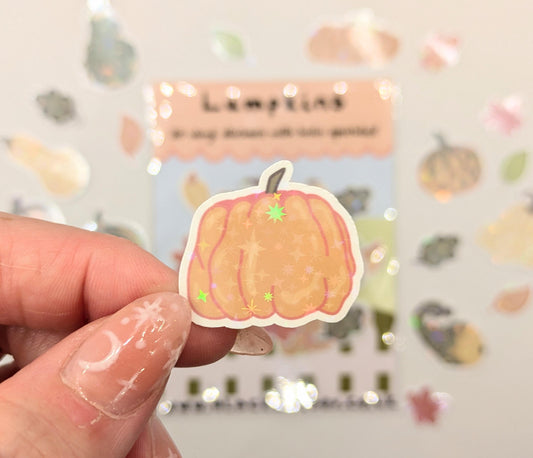 Lumpkins Vinyl Sticker pack- Pumpkin stickers, Autumn stickers, Fall stickers, Halloween stickers, Harvest Stickers